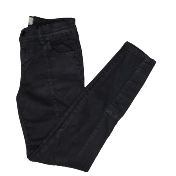 Free People 'Jillian' Coated Low Rise Skinny Jean - Picture 6 of 16